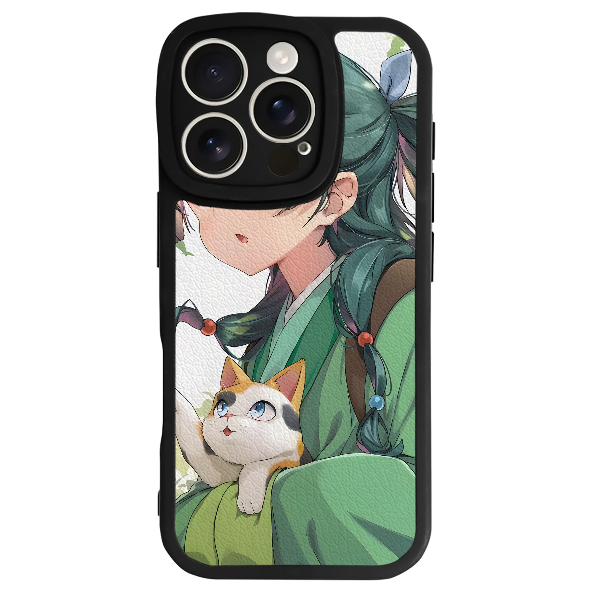 （画像用） 薬屋のひとりごと The Apothecary Diaries 【iPhone 16シリーズ対応】シリコンスマホケース（レザー調） 材質：シリコン